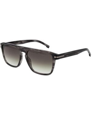 BOSS Gray Men Sunglasses - Black