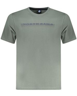 North Sails Verde Cotton Men T - Grey