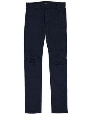 Balmain Slim Cotton Pants - Blue