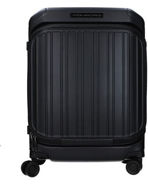 Piquadro Black Polycarbonate Luggage And Travel
