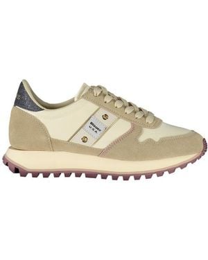 Blauer Leather Trainer - Natural