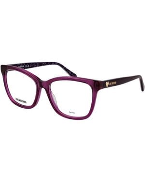 Love Moschino Purple Acetate Glasses (frames) - Multicolour