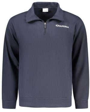Superga Blue Nylon Men's Jacket