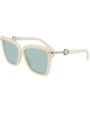 Ferragamo Acetate Sunglasses - Grey