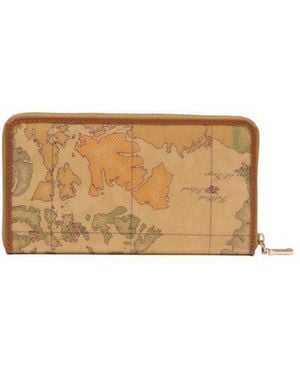 Alviero Martini 1A Classe Beige Leather Wallet - Natural