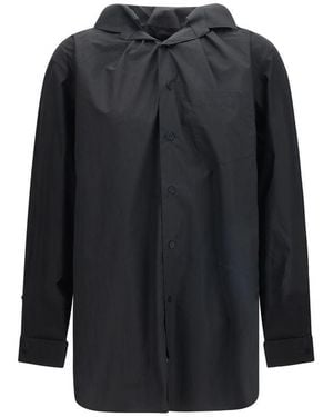 ALAINPAUL Black Cotton Shirt