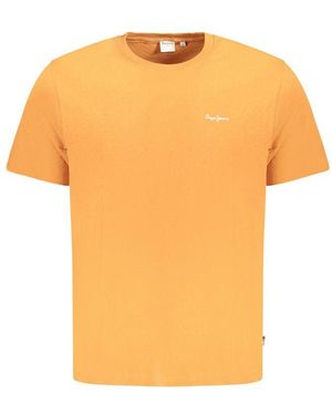 Pepe Jeans Cotton T-Shirt - Orange