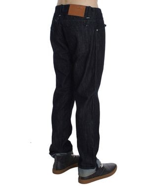 Acht Cotton Regular Straight Fit Jeans Blue Sig30481