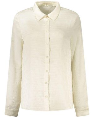 Guess Polyester Dress Shirt - Natural
