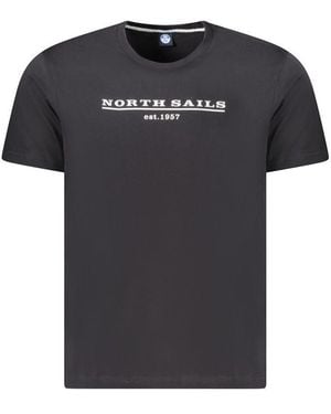 North Sails Cotton T-Shirt - Black