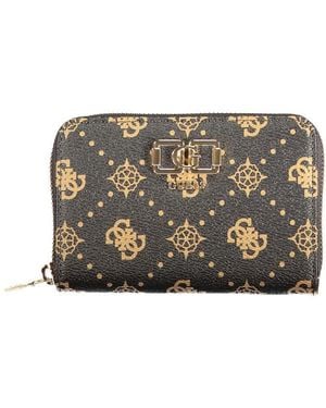 Guess Marrone Poliuretano S Wallet - Multicolour