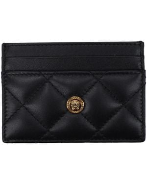 Versace Black Leather Cardholder