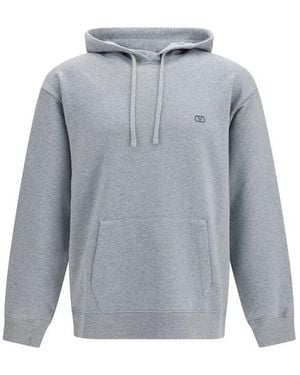 Valentino Garavani Grey Cotton Sweatshirt