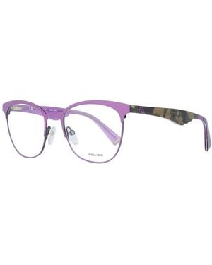 Police Plastic Glasses (Frames) - Purple