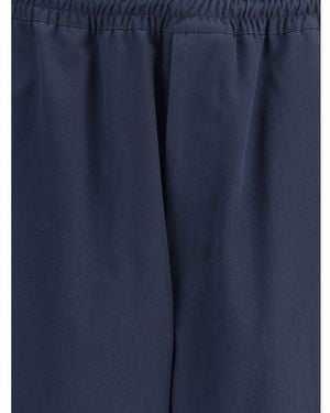 Prada Cotton Trousers - Blue