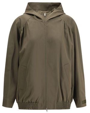 Marni Hooded Bomber Jacket - Green