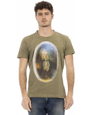 TRUSSARDI ACTION Cotton T-Shirt - Green