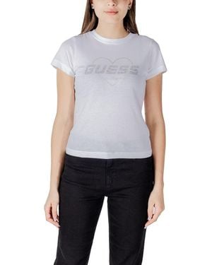 Guess Cotton T-Shirt - Blue