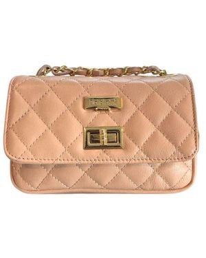 Baldinini Pink Leather Crossbody Bag