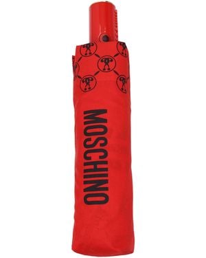 Moschino Red Polyester Umbrella