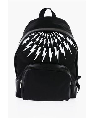 Neil Barrett Black Polyamide Backpack