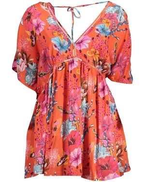 Desigual Cotton Dress - Red