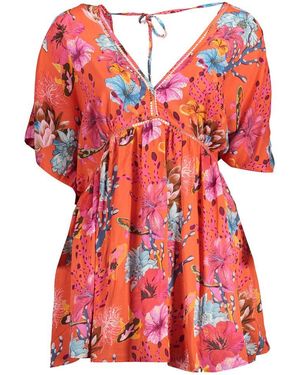 Desigual Cotton Dress - Red
