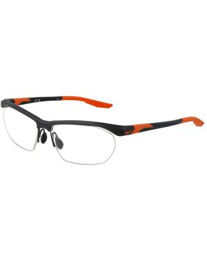 Nike Grey Stainless Steel Glasses (frames) - Brown