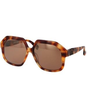 Max Mara Acetate Sunglasses - Brown