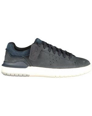 Clarks Blue Polyester Men's Trainer