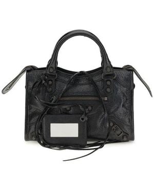 Balenciaga Black Lamb Leather Shoulder Bag