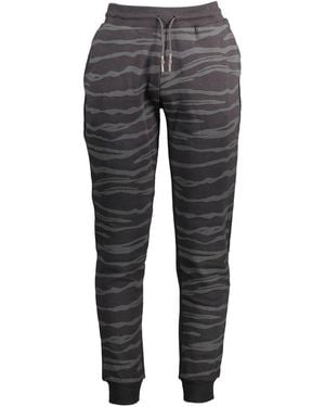 Roberto Cavalli Black Cotton Men's Joggers - Grey