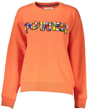 Desigual Cotton Jumper - Orange