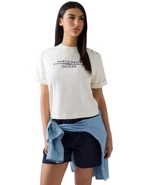 Guess Cotton T-Shirt - White