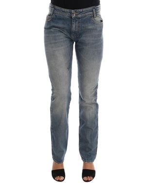 CoSTUME NATIONAL Blue Cotton Stretch Denim Jeans