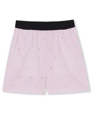 MSGM Multicolor Cotton Shorts - Pink
