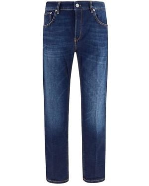 PT Torino Blue Cotton Straight