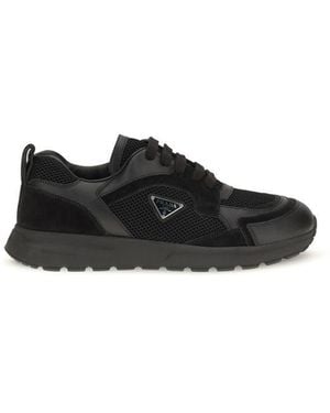 Prada Black Fabric Athletic Trainers