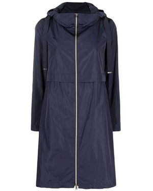 Herno Blue Polyester Coat