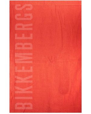 Bikkembergs Rosso Cotton Beachwear - Red