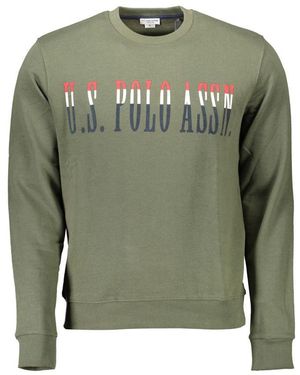 U.S. POLO ASSN. Green Cotton Jumper