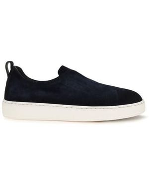 Santoni Slip-On Trainers - Blue