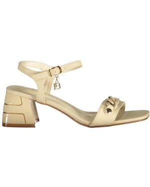 Laura Biagiotti Beige Polyurethane 's Sandal - Metallic