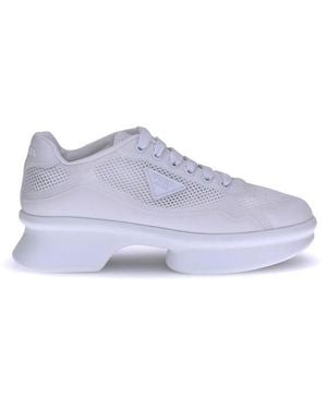 Prada Leather Trainers - Purple