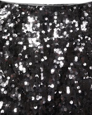 Dolce & Gabbana Sequinned Embellished Pencil Cut Skirt Nylon - Black
