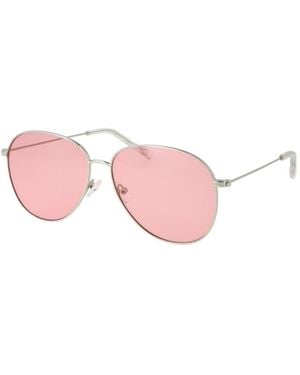 Replay Silver Metal Sunglasses - Pink