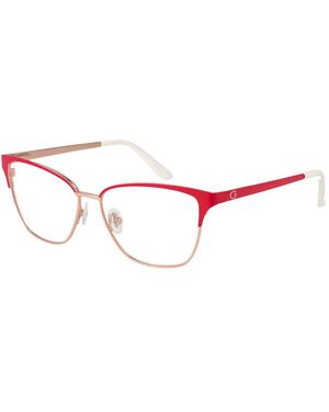 Guess Multicolour Metal Glasses (frames) - Red