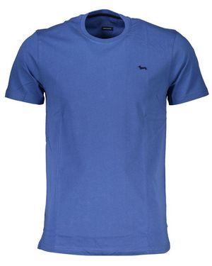 Harmont & Blaine Blue Cotton Men T