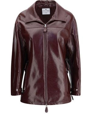 Courreges Vinyl Jacket - Brown