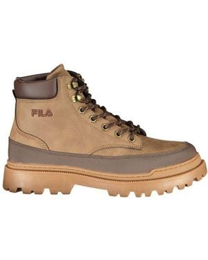 Fila Brown Polyester Mens Trainer